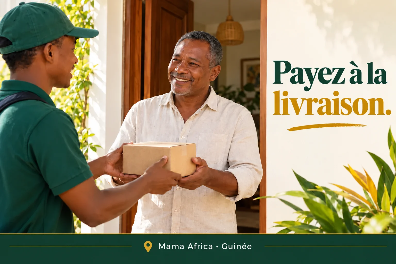 Livraison d’un colis — payez à la livraison, votre ville en Guinée